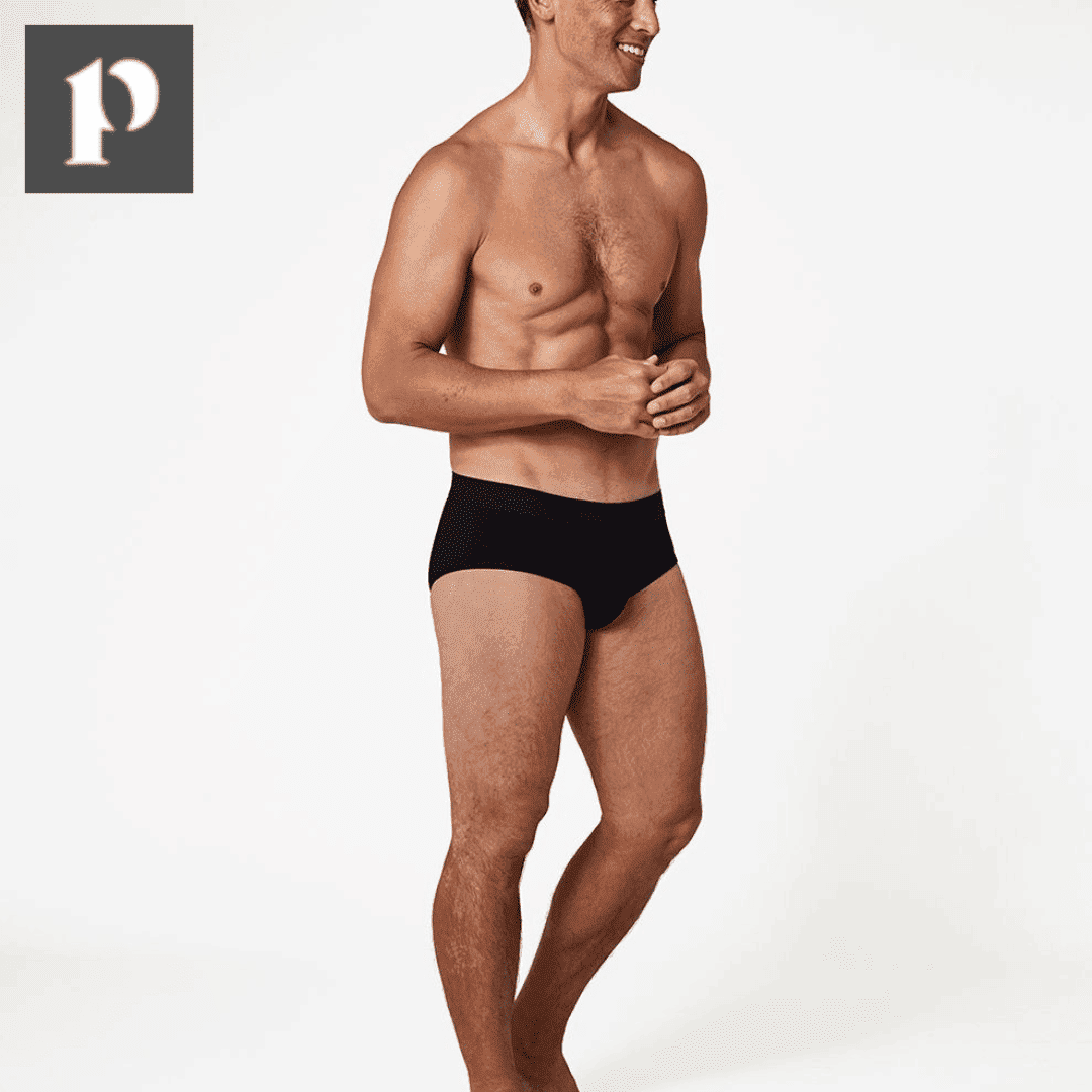 A man in Pact Boxer Briefs